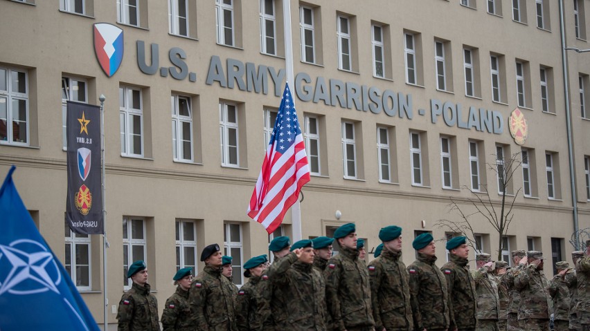 W Poznaniu powołany został garnizon armii USA.