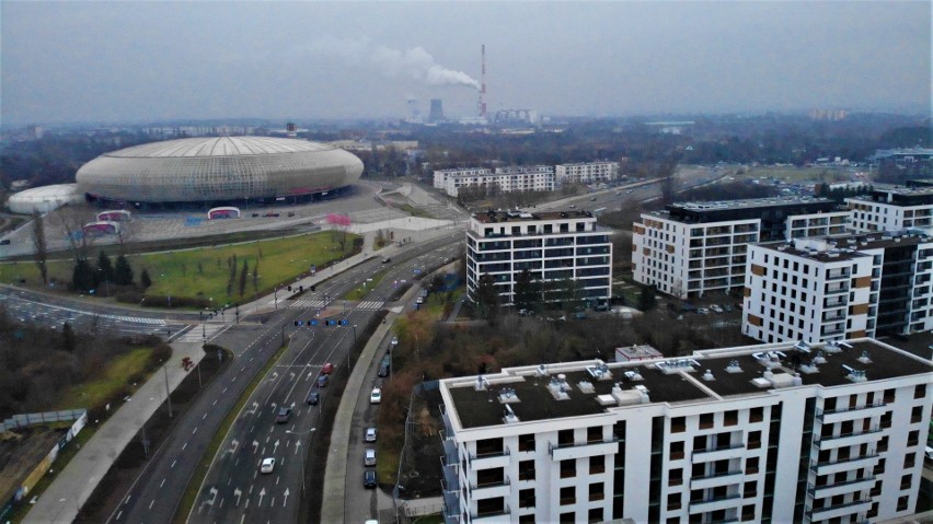 Ulica Stanisława Lema położona jest na granicy trzech...