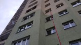 Śmiertelny pożar na Batalionów Chłopskich w Łodzi. Kobieta zasnęła z papierosem [ZDJĘCIA, FILM]