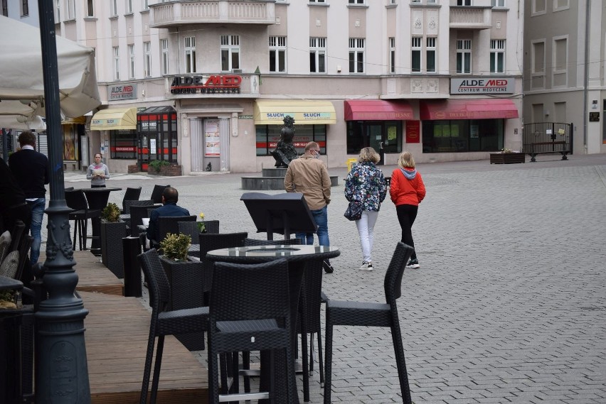 Pomimo całkiem przyjemniej pogody, zielonogórzanie nie...