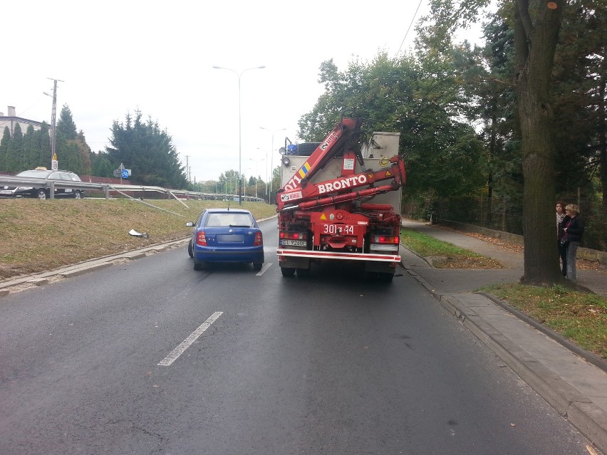 Wypadek na Łagiewnickiej. Strażacy reanimowali pieszego [ZDJĘCIA]