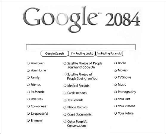 Propozycja wyglądu wyszukiwarki Google za kilkadziesiąt lat to oczywiście żart