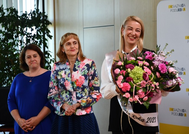 Monika Turecka - Bibliotekarka Roku 2023 (po prawej)