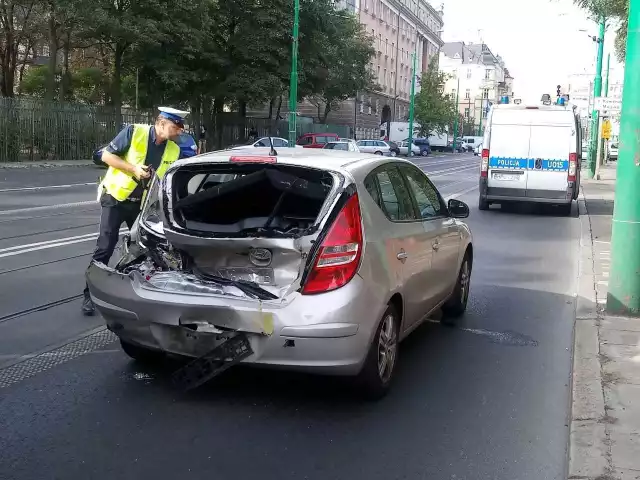 Do wypadku doszło na skrzyżowaniu ulicy Grunwaldzkiej ze Śniadeckich.