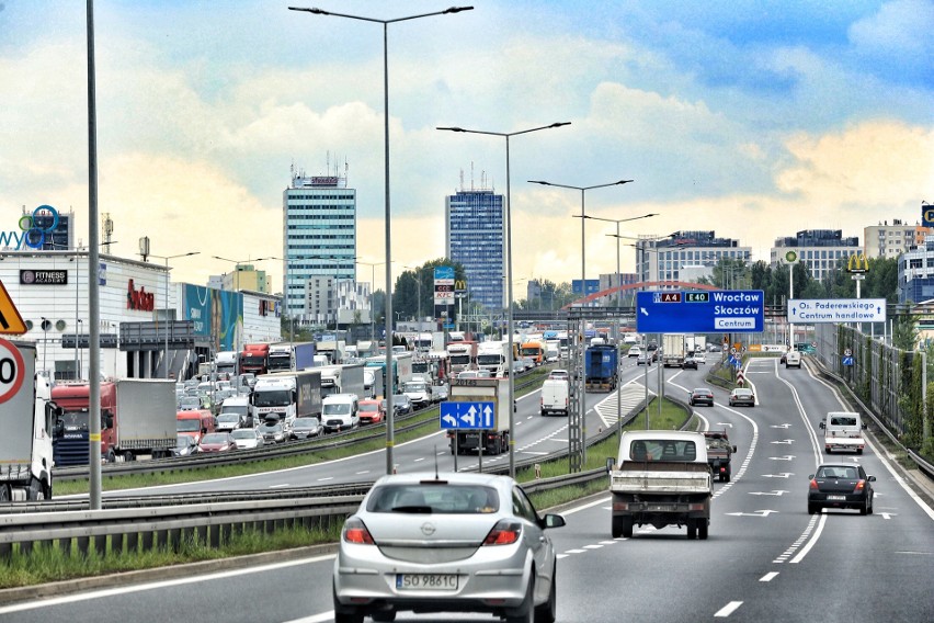 Autostrada A4 w Katowicach znalazła się w pierwszej piątce...