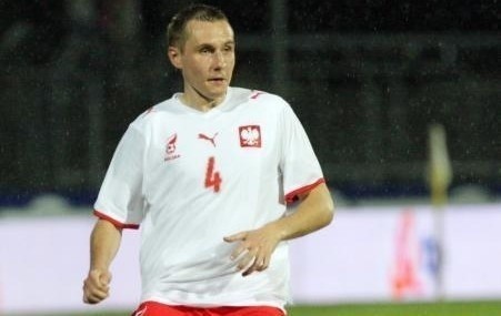 Paweł Golański w koszulce reprezentacji
