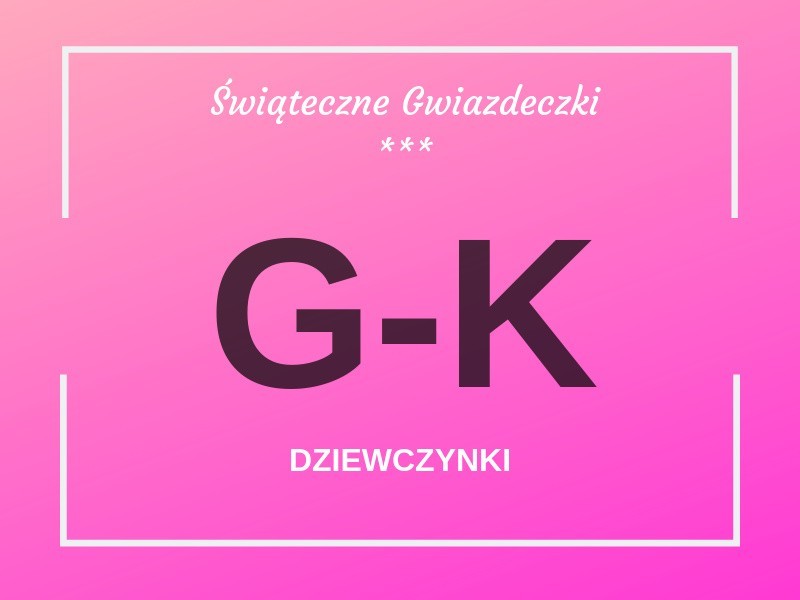 ŚWIĄTECZNE GWIAZDECZKI | Galeria zdjęć dziewczynek zgłoszonych do plebiscytu