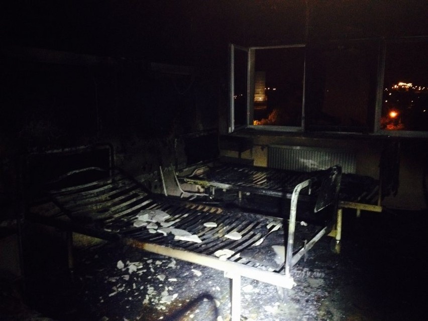 Pożar szpitala w Dąbrowie Górniczej: Paliła się sala na...