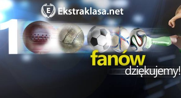 Ekstraklasa.net ma 100 000 fanów na Facebooku