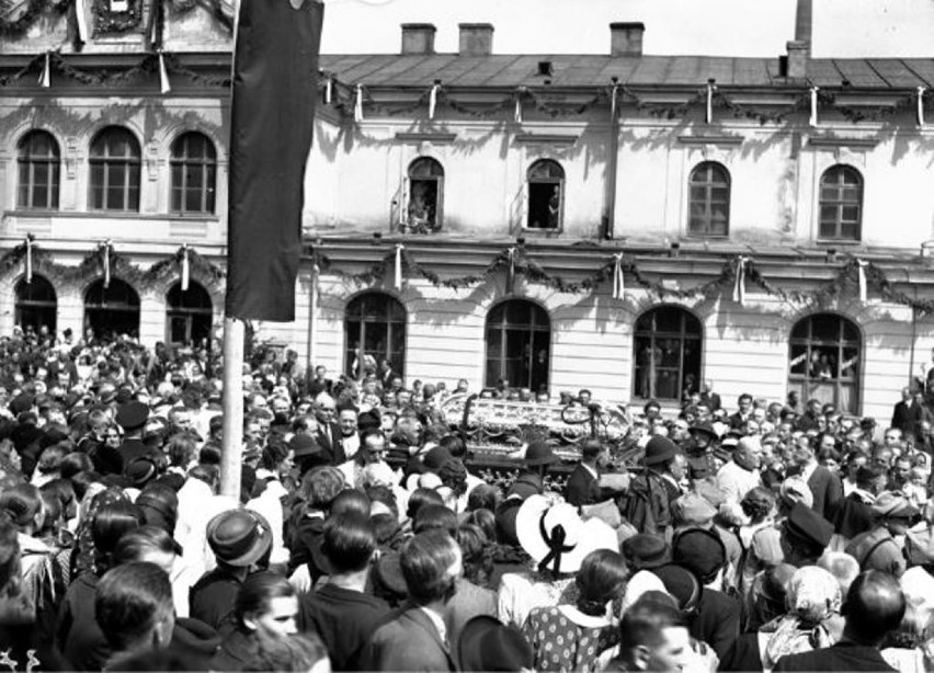 Czechowice, 1938 rok. Powitanie relikwii św. Andrzeja Boboli...