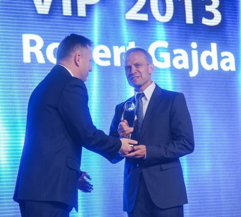 Dr n. med. Robert Gajda uhonorowany laurem VIP 2013