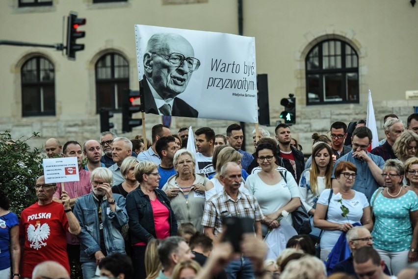 To już kolejny dzień protestów przed sądem w Bydgoszczy....