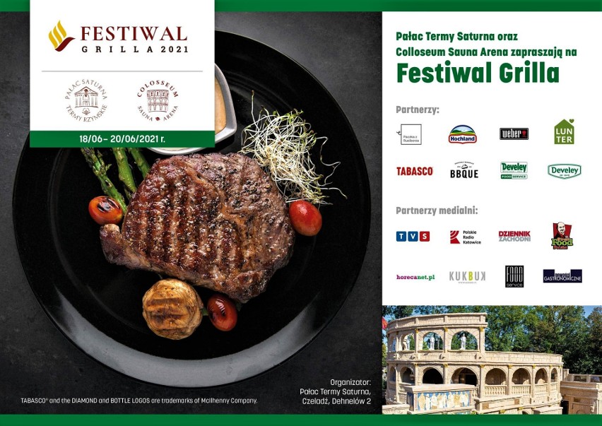 Festiwal Grilla 2021 w Czeladzi PROGRAM To będzie prawdziwa kulinarna uczta. Będą spotkania ze znakomitymi szefami kuchni  