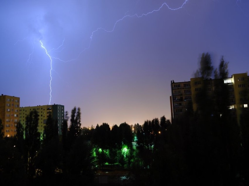 Nocna burza zatrzęsła Bydgoszczą