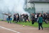 Bójka pseudokibiców na meczu Polonia Przemyśl - Wisłoka Dębica [ZDJĘCIA, WIDEO]