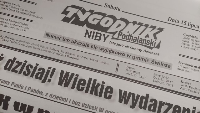 Z Podhalem najbardziej z prasą lokalną skojarzył się nam właśnie „Tygodnik Podhalański” - tłumaczy dyrektor Majka