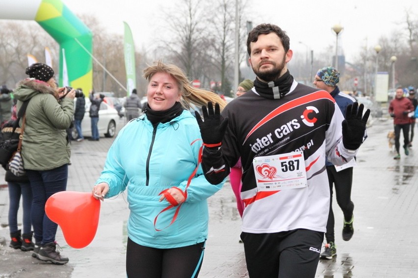 Bieg Walentynkowy 2017 w Dąbrowie Górniczej