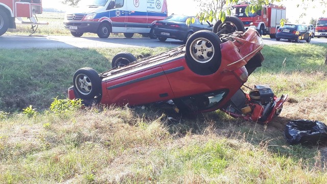 Wypadek koło Nadolic Wielkich, 20 września 2018