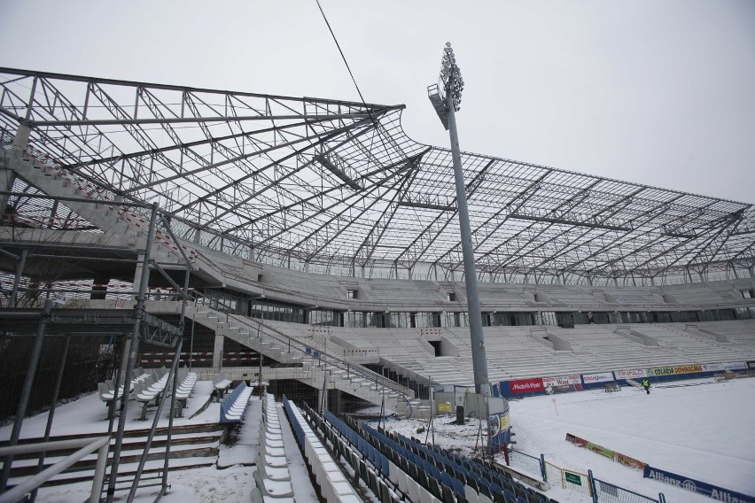 Budowa nowego stadionu Górnika Zabrze będzie wznowiona w kwietniu? [ZDJĘCIA, HISTORIA BUDOWY]
