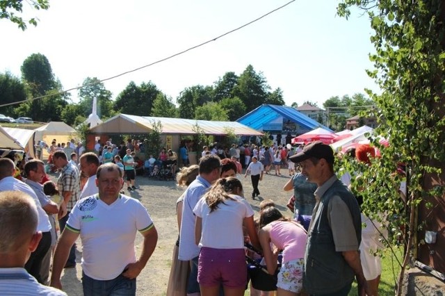 Na tę imprezę pierogową, zorganizowaną w Wysokach Średnich, w gminie Bogoria, przybyły tłumy smakoszy z całego regionu.