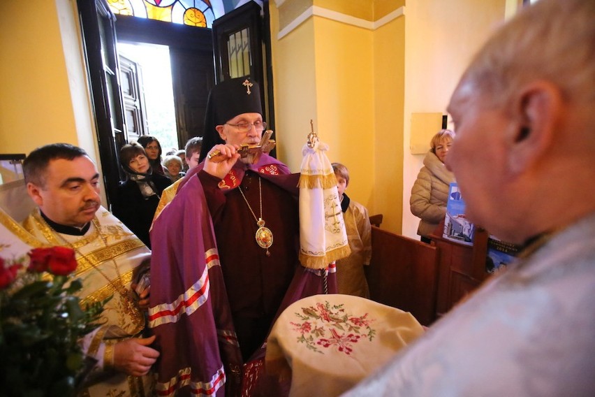 Prawosławny arcybiskup w sosnowieckiej cerkwi