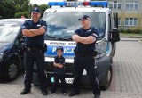 Oto najmłodszy policjant na Opolszczyźnie. 4-latek z Olesna dostał obietnicę przyjęcia do służby [zdjęcia]