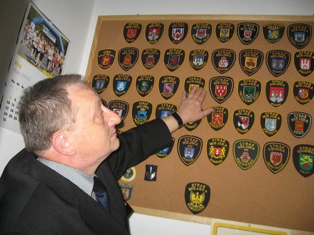 Marian Fularski jest pewien, że jego kolekcja emblematów szybko się powiększy