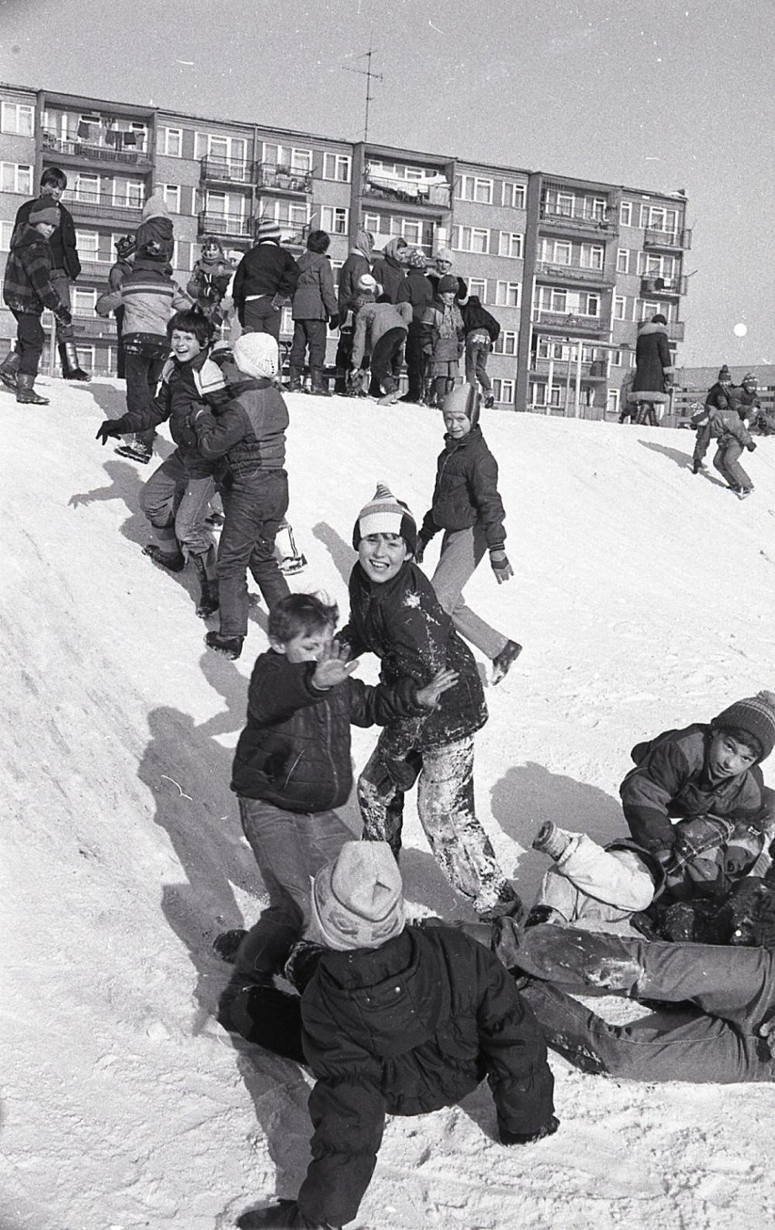 Rok 1987. Ferie na osiedlu Jasna II