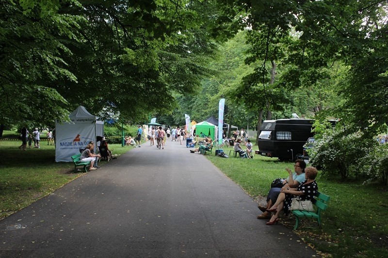 Piknik w Parku Sieleckim w Sosnowcu