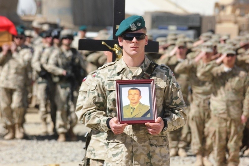 Pożegnanie Pawła Ordyńskiego, żołnierza z Porostu, który zginął w Afganistanie [zdjęcia]