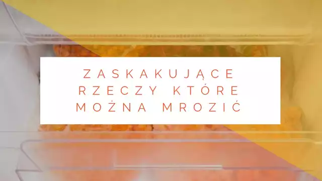 Co można trzymać w zamrażarce? Lody - wiadomo. Lód do drinków - oczywiste. Do tego mięso, warzywa czy paluszki rybne... Ale to nie wszystko! Jest mnóstwo rzeczy, które można mrozić aby przedłużyć ich żywotność bez obaw, że stracą swój smak. Niektóre z nich są naprawdę zaskakujące!Aby przejść do kolejnego zdjęcia przesuń stronę gestem lub kliknij strzałkę w prawo na zdjęciu.Flesz: Mundurowi mają dość. Co dalej z naszym bezpieczeństwem? 