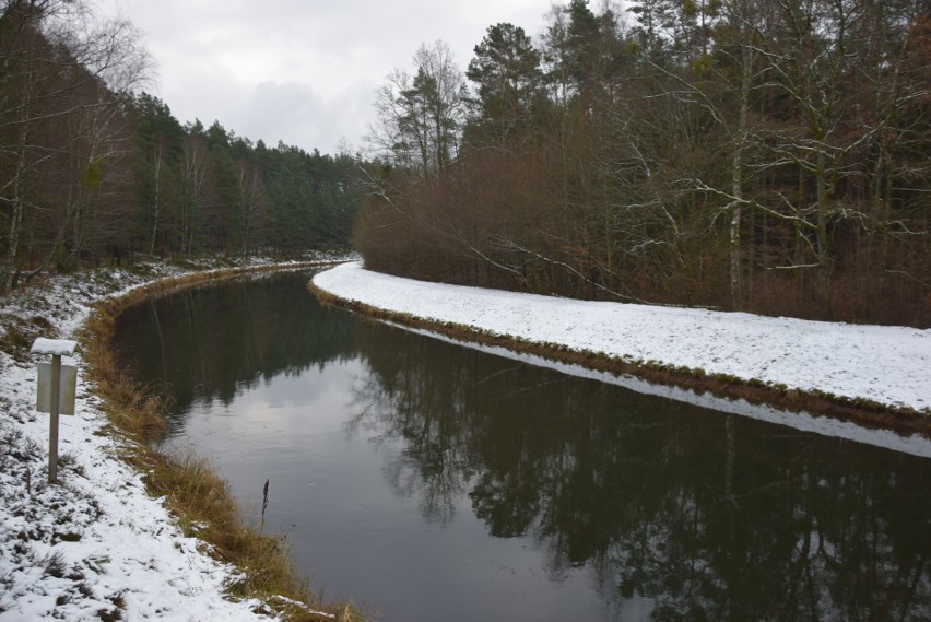 Zbiornik Konradowo ma długość niemal 5 kilometrów i ogólną...