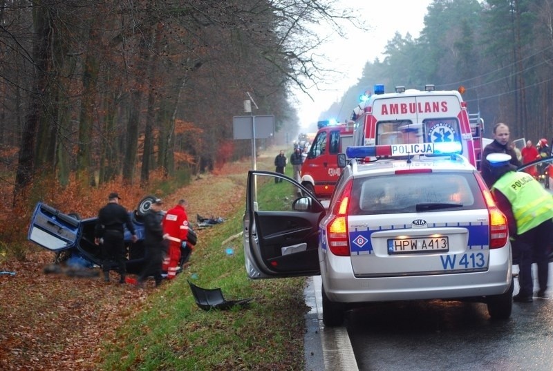 Makabryczny wypadek pod Goleniowem...