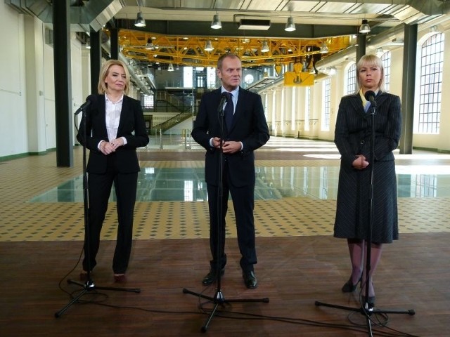 Hanna Zdanowska, Donald Tusk, Elżbieta Bieńkowska