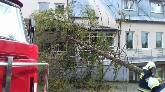 Orkan "Grzegorz" w powiecie krakowskim spowodował straty