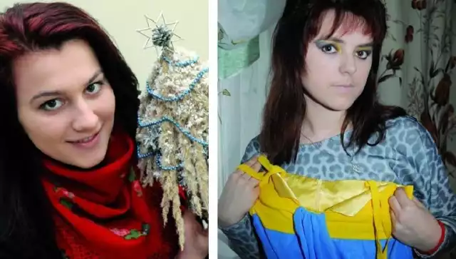 Białostoczanki Ania Sulima (z lewej) i Monika Filipczuk uwielbiają modę. Anię inspiruje słoma, a Monikę &#8211; folia.
