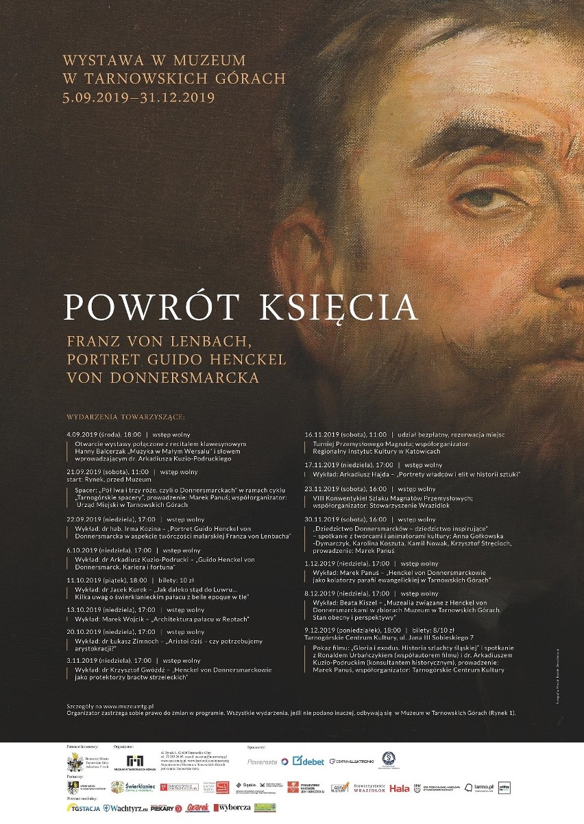 Nowa wystawa Muzeum w Tarnowskich Górach: „Powrót księcia. Franz von Lenbach, Portret Guido Henckel von Donnersmarcka”