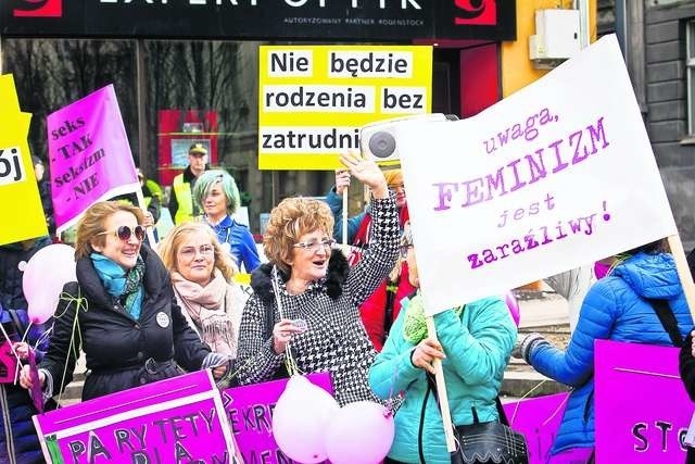 Na ulice Bydgoszczy manifestowały kobiety