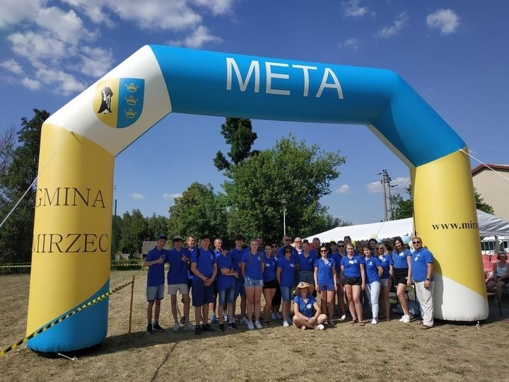 Podczas pikniku był Bieg po Ziemi Mirzeckiej.