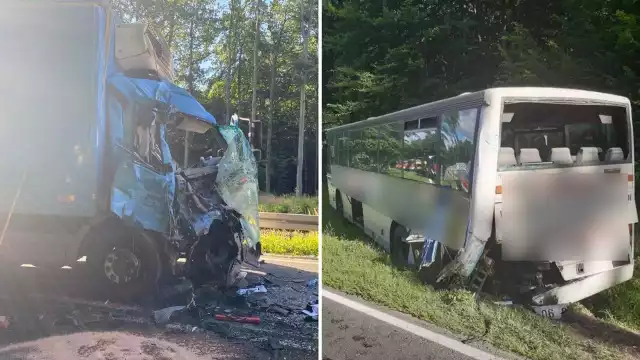 W czwartek rano, na DK 11, między kołobrzeskim Osiedlem Podczele, a wioską Bagicz, doszło do zderzenia autobusu z samochodem ciężarowym. 4 osoby zostały ranne.