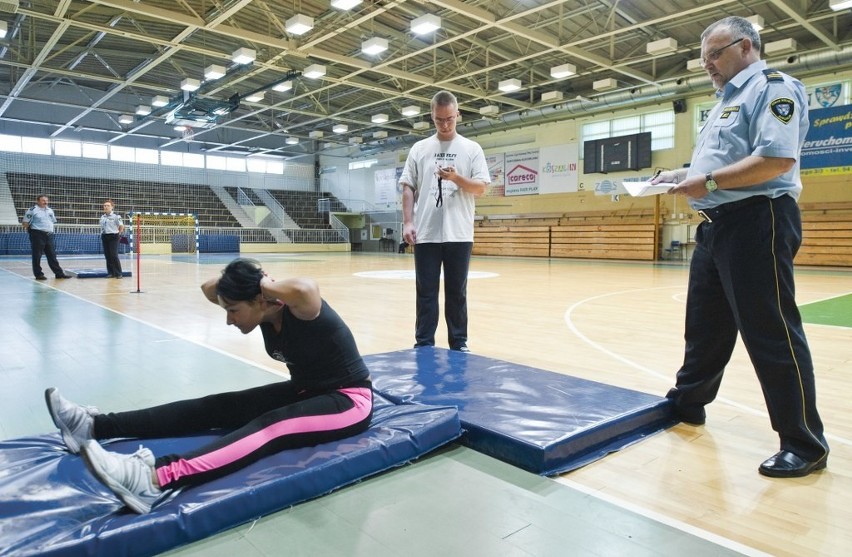 Test sprawnościowy kandydatów na strażników miejskich w...