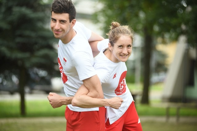 Anna Maliszewska i Sebastian Stasiak, pięcioboiści Olimpii Zielona Góra, reprezentanci Polski na Igrzyska Olimpijskie w Tokio 2020.