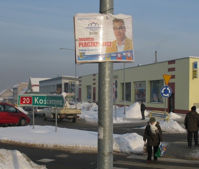 Plakat wyborczy Zbigniewa Płaczkiewicza zostanie usunięty.