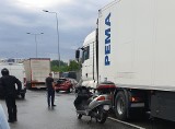 Wypadek na A4 w Katowicach ZDJĘCIA Austostrada A4 stała na odcinku kilku kilometrów. Korek sięgał Mysłowic