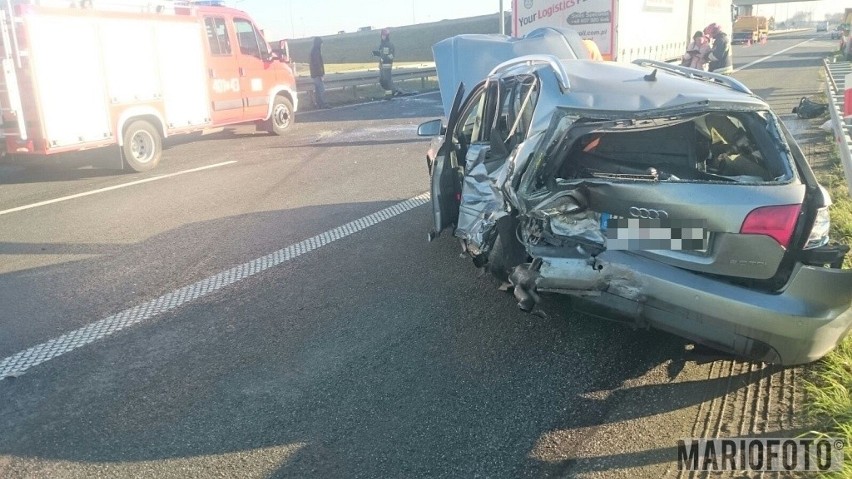 Tuż przed godz. 11.00 na autostradzie A4 na wysokości węzła...