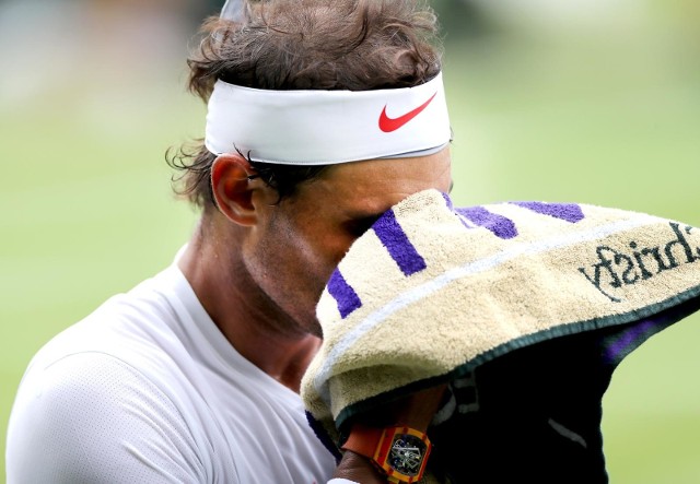 Na zdjęciu: Rafael Nadal. Wimbledon 2019. Nick Kyrgios - Rafael Nadal. Zobacz kontrowersyjne zagranie Kyrgiosa w meczu z Rafaelem Nadalem.