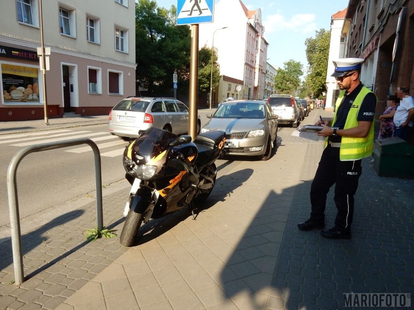 Wypadek na ulicy 1 Maja w Opolu.