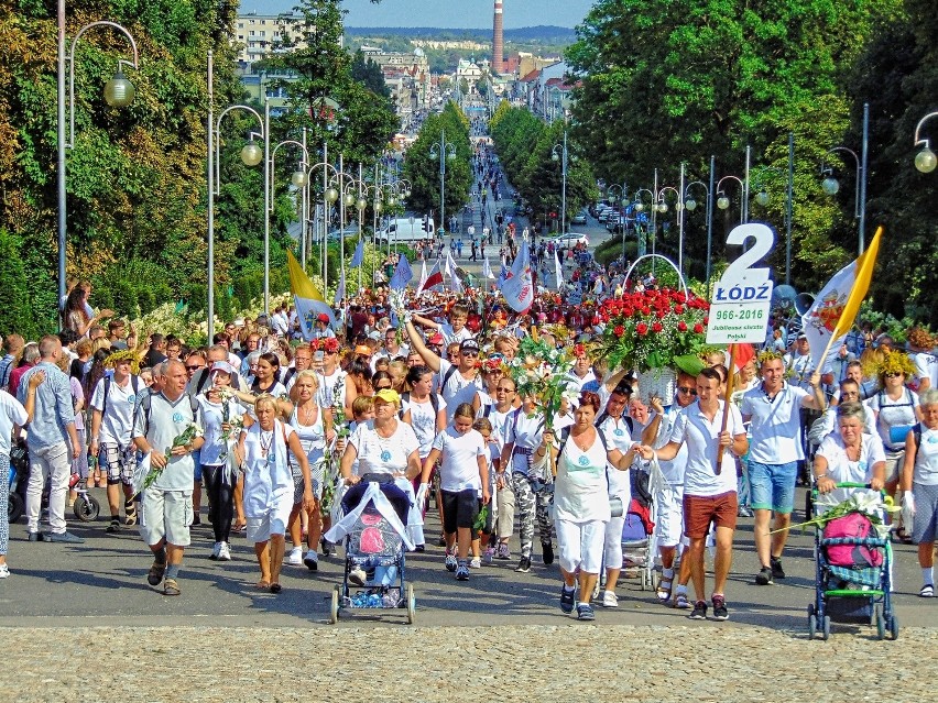 Pielgrzymka Łódzka 2016. Pielgrzymi z Łodzi na Jasnej Górze