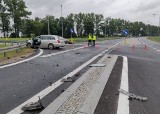 Kukowo. Wypadek na obwodnicy Olecka. Wszyscy w aucie byli pijani