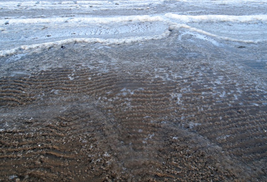 Bajkowa zima na plaży w Świnoujściu